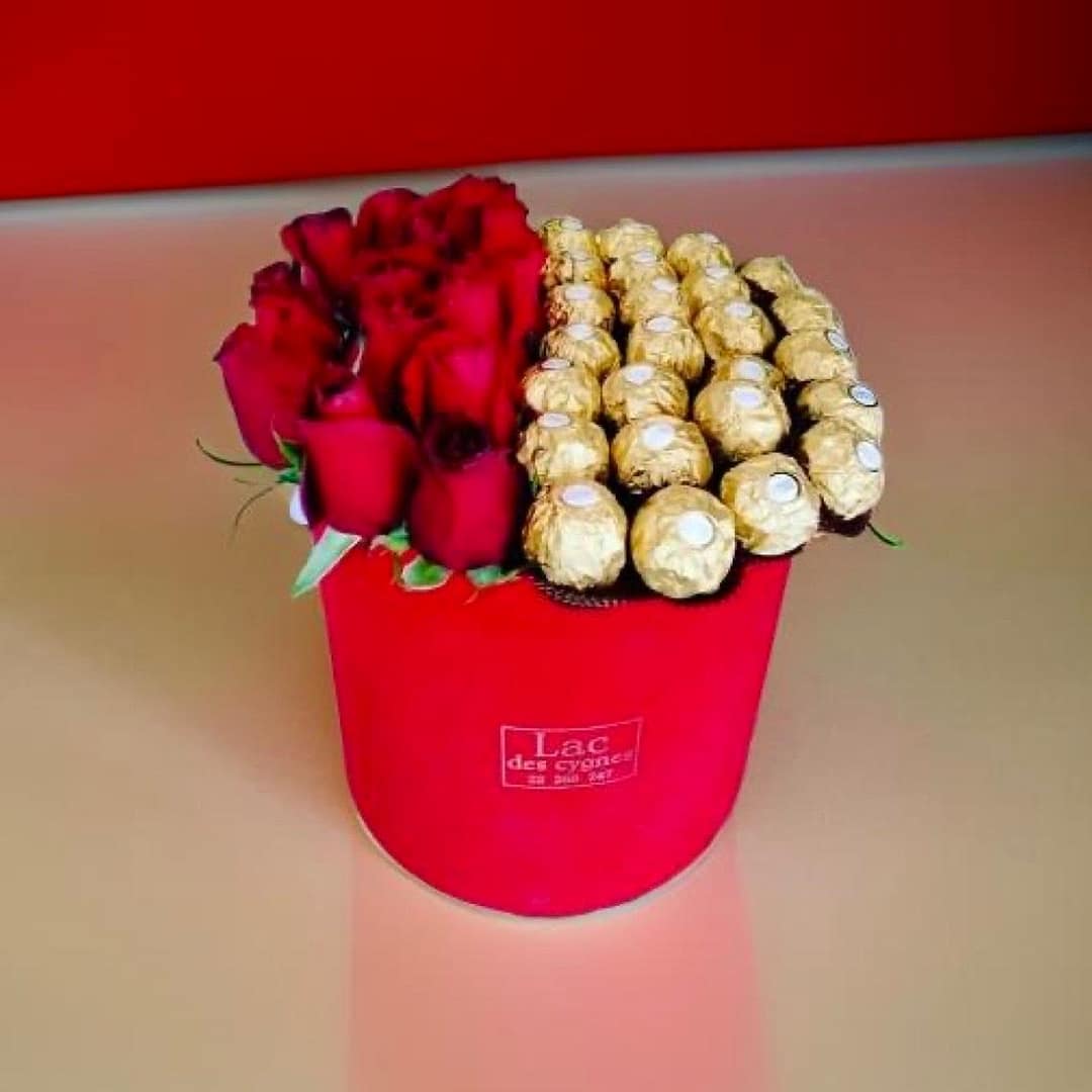 LC007 Tunisian Chocolate Love Gift Box Chocolate Tunisia Giftili
