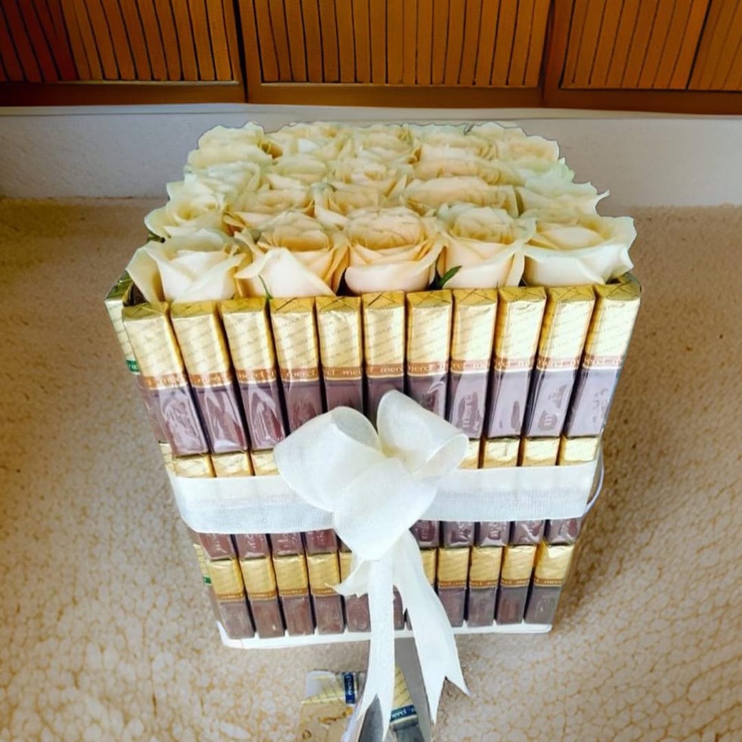 LC010 Chocolat Cadeau Tunisie Flowers GIFTILI