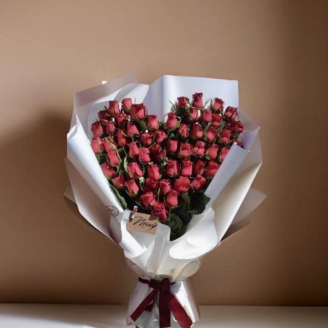 LC017 Love Gift Tunisia Bouquet Coeur Tunisia Flowers GIFTILI