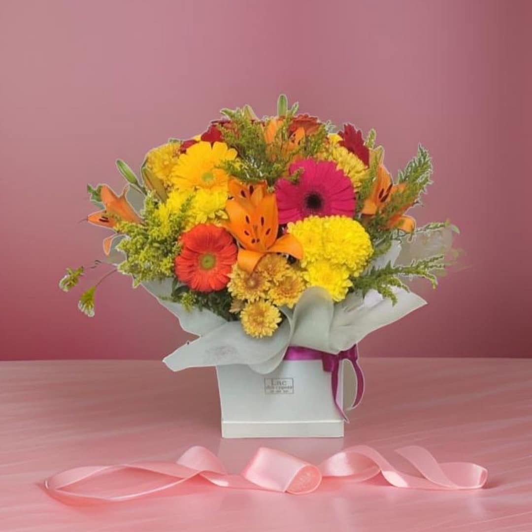 LC019 Best Flowers Tunisia Tropical Flower Box Tunisia Flowers GIFTILI