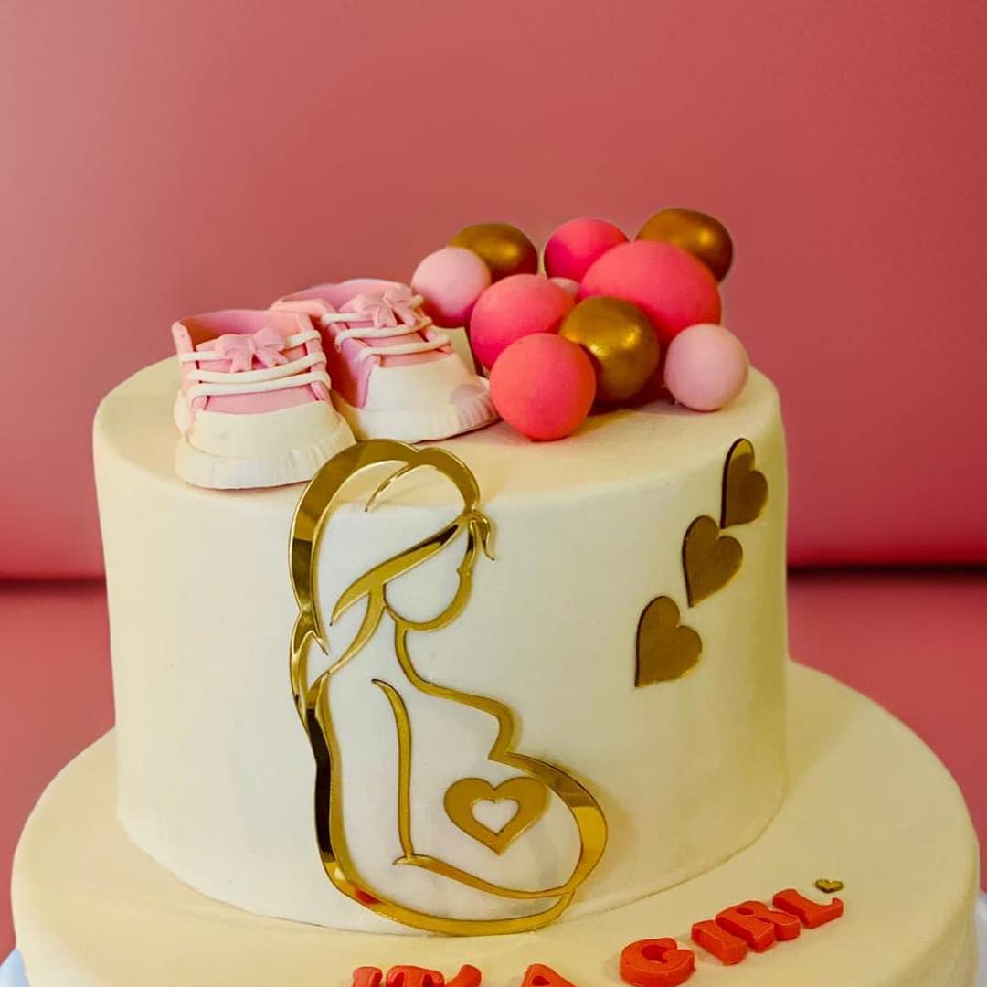 GM012 Baby shower cake Tunis Giftili