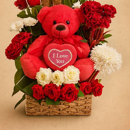 Teddy Bear Garden Box