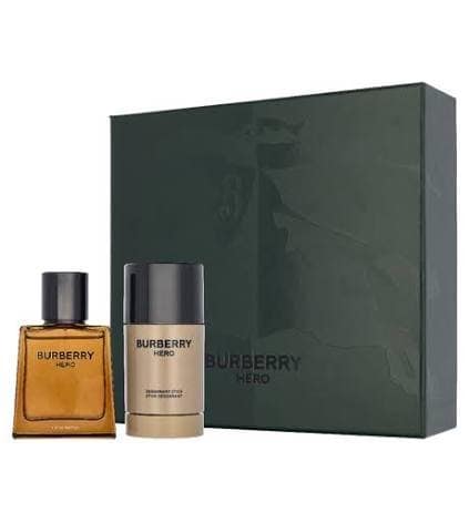 Burberry Hero Eau de Parfum Gift Set (50ml + Deodorant Stick) 50ml + Deodorant - Image 1