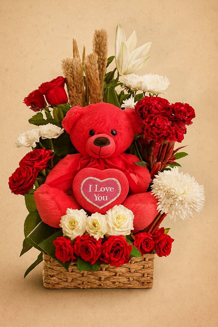 ADF038.jpeg Teddy Bear Garden Box - Image 1