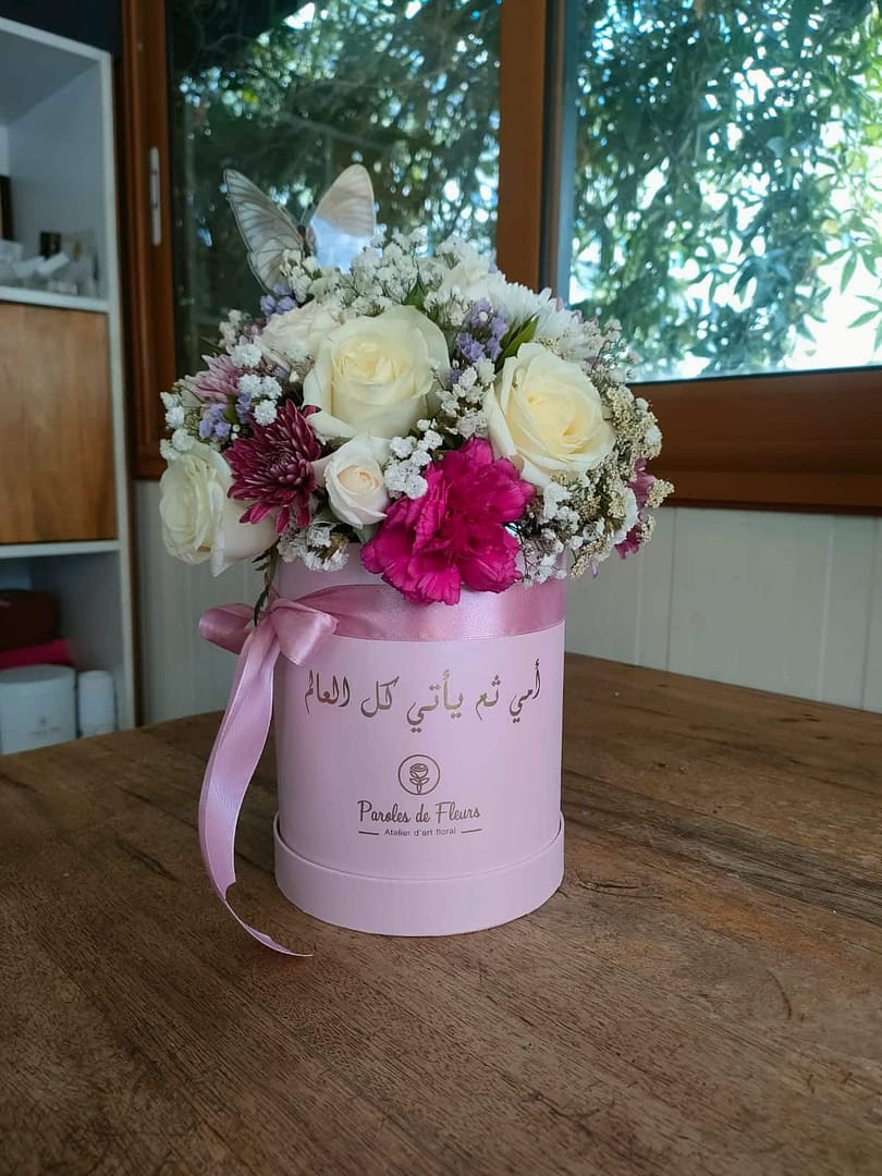 Mother Pink Flower Box