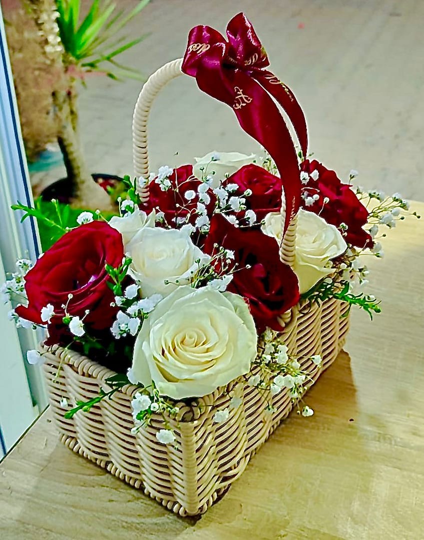 Rose Harmony Basket - Image 1