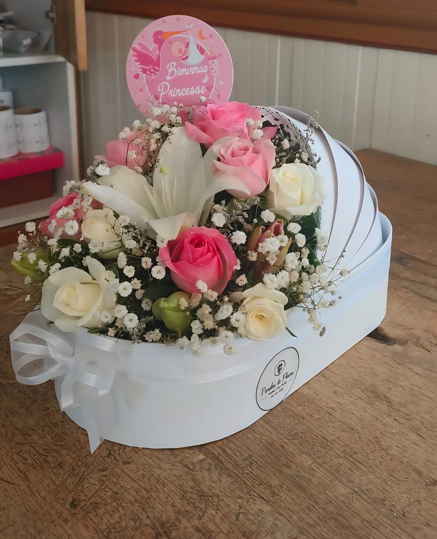 Welcome Baby Flower Box - Image 3